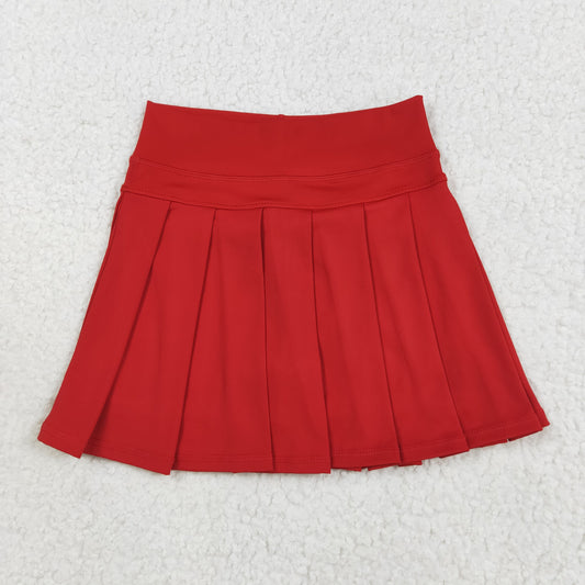 GLK0125 Baby Girls Red Yoga Skorts Bottom 8.7