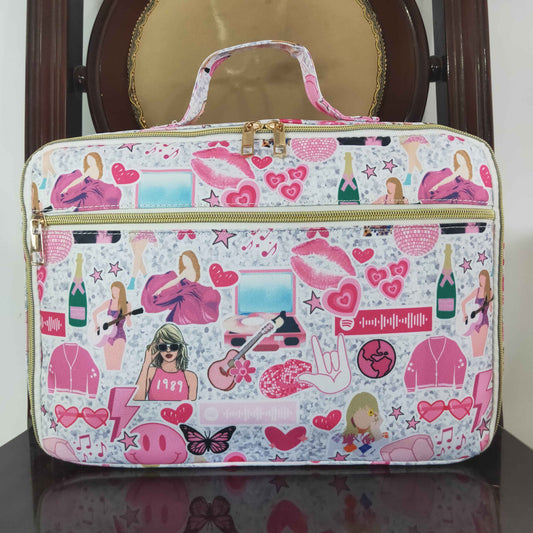 BA0235 Baby Girls Pink Singer Lunch Dinnder Picnic Box Bags