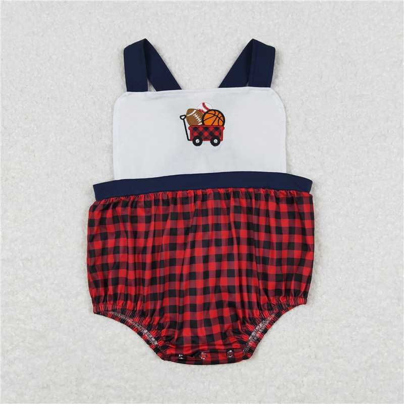 RTS SR0753 Baby Boys Romper Baby Infant Boys Balls Straps Rompers