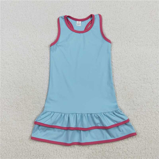 Sibling Baby Girls Sleeveless Yoga Knee Length Dresses 7.15
