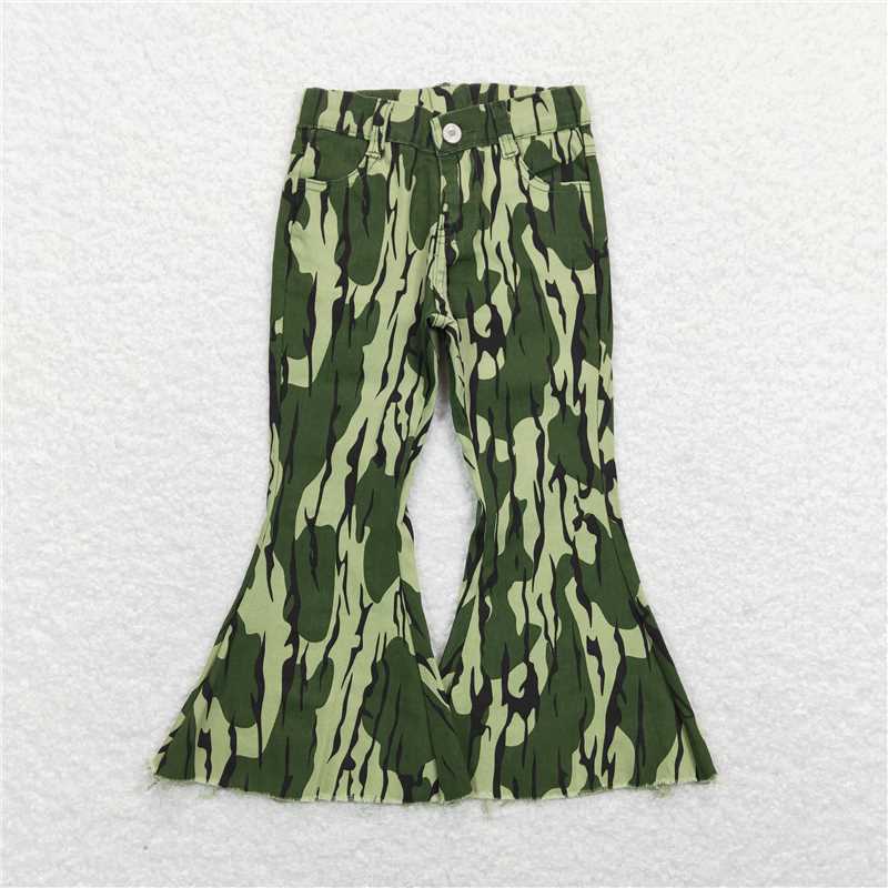 Sibling Baby Boys Girls Camouflage Hunting Season Denim Jeans Pants