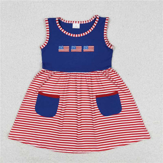 Baby Girls Boys 4th Of July Flags Sibling Clothing Sets