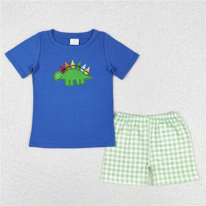 RTS Baby Girls Boys Dinosaurs Back To School Sibling Clothes Sets