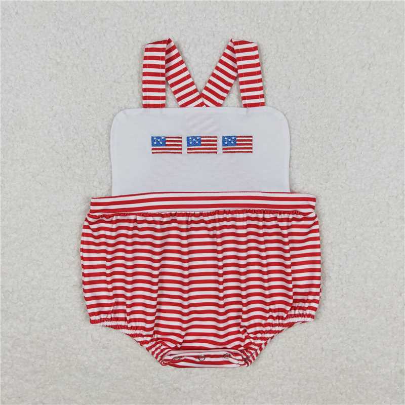 Baby Girls Boys 4th Of July Flags Sibling Clothing Sets