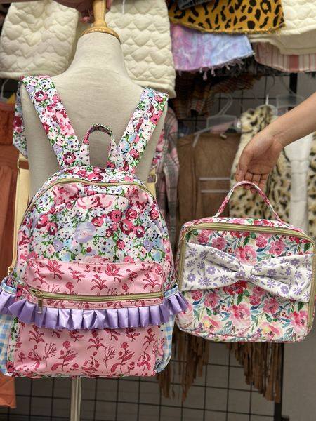 BA0102 Baby Kids Flowers Bows Lunch Dinnder Picnic Thermal Bags Boxes