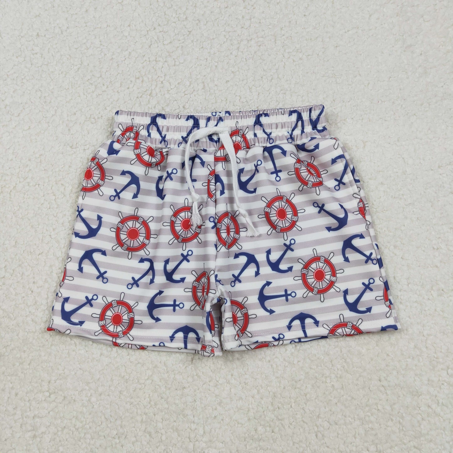 S0589 Baby Boys Sea World Boats Swimming Trunks Bottom C12.8