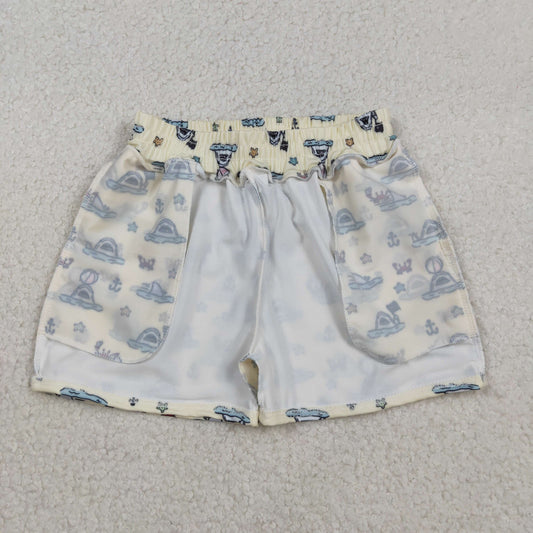 S0584 Baby Boys Sea Starfishes Crabs Swimming Trunks Bottom C11.25