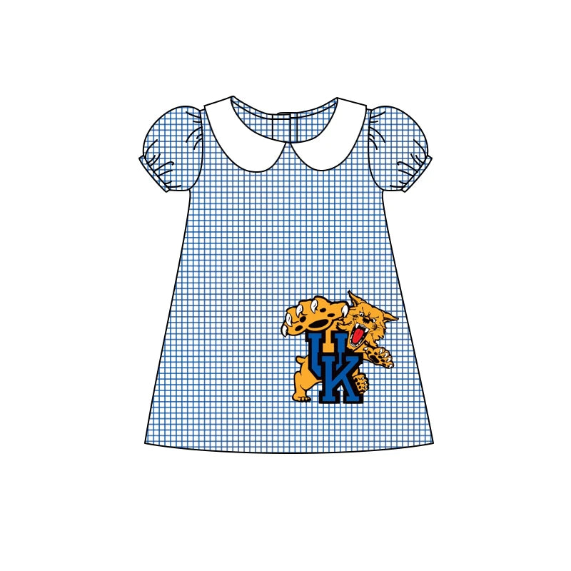 Baby Girls UK Short Sleeve Team Knee Length Dresses Preorder(moq 3)