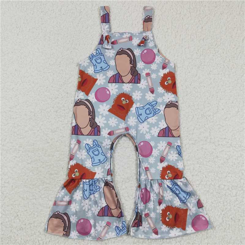 RTS SR0348 Baby Girls Strap Jumpsuits Teacher Rompers Cute And Comfortable Rompers for Little Girls