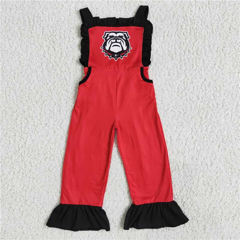 Sibling Baby Girls Team Summer Jumpsuits