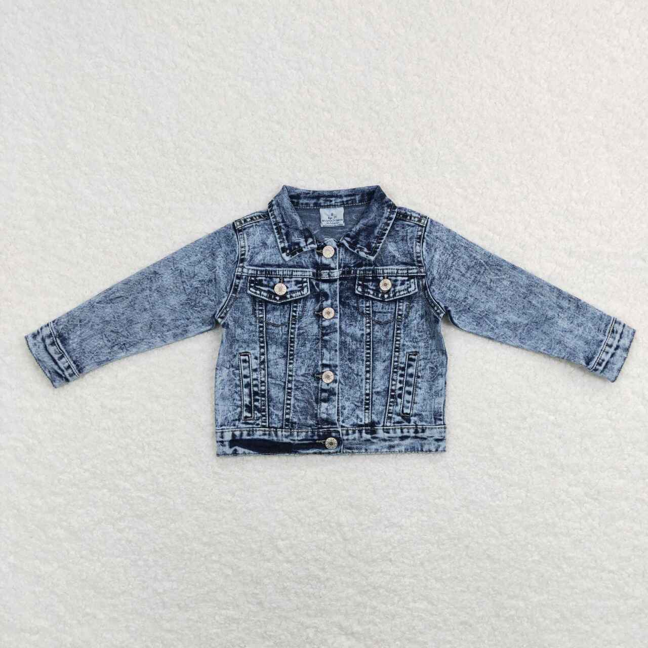 6 A5-14 Blue and White denim top Denim jacket