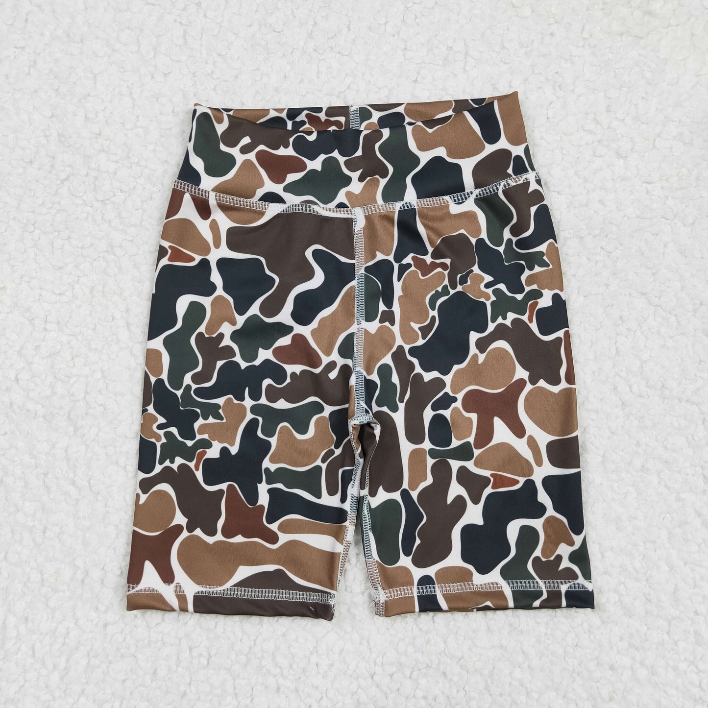 SS0534 Baby Girls Brown Camo Biking Shorts Bottoms 4.18