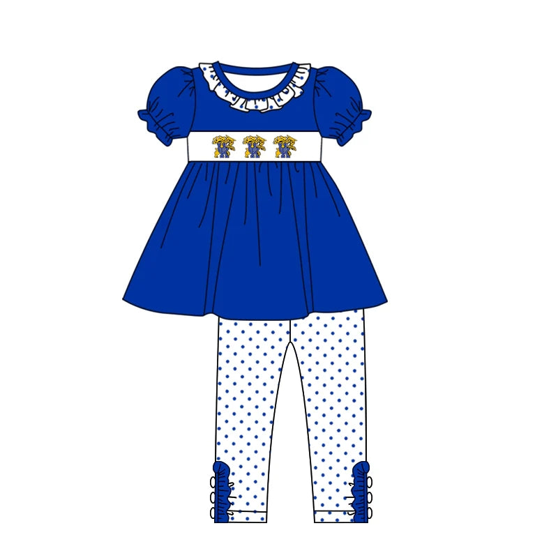 Baby Girls Kenturky Tiger Tunic Team Legging Outfits Clothes Sets Preorder (moq 3)