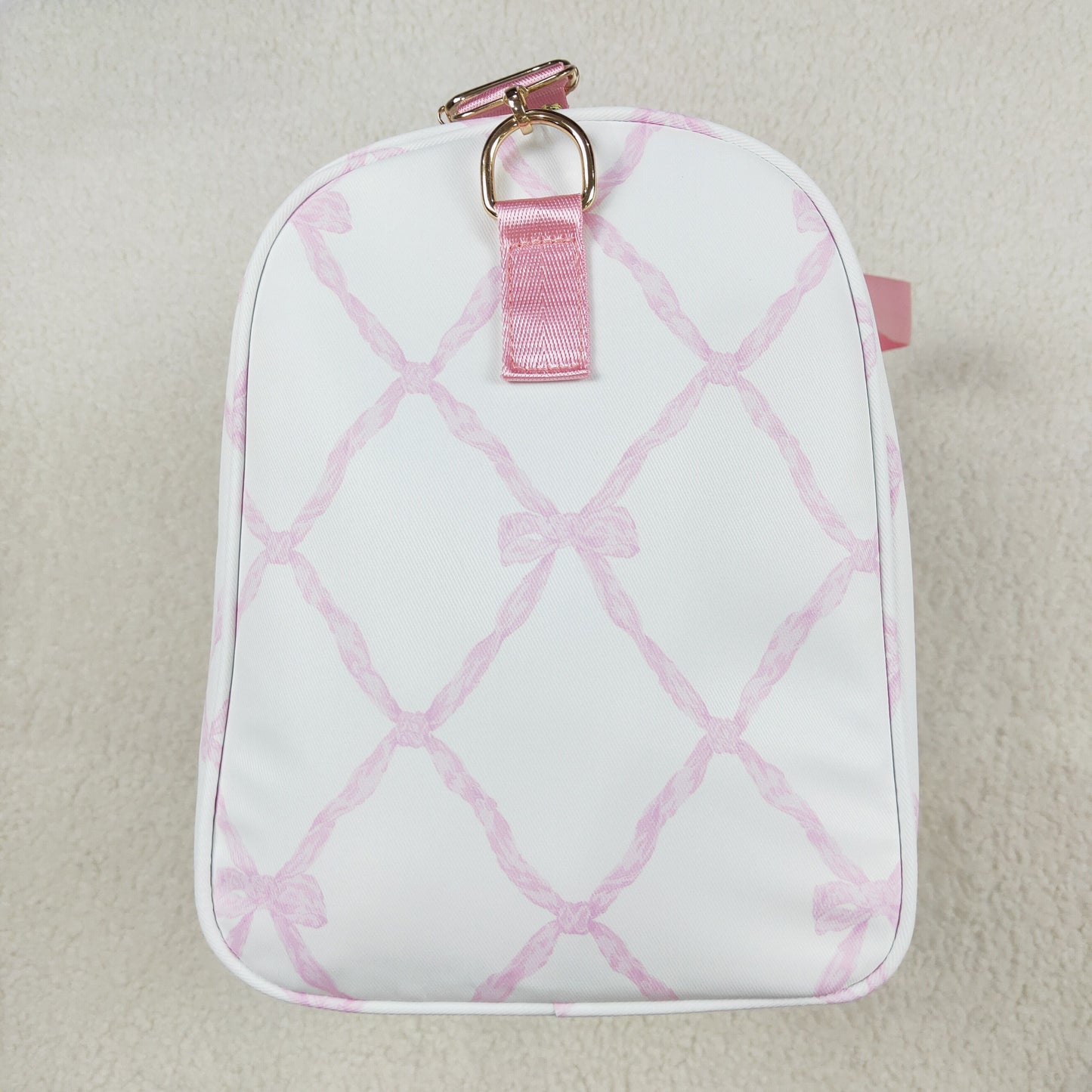 BA0226 Baby Girls Pink Bows Gym Duffle Bag