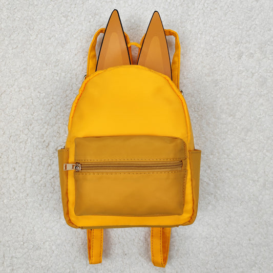 BA0282 Baby Kids Cute Orange Dog Ears Backpacks Bag