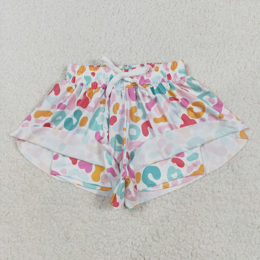 SS0592 Baby Girls Pink Blue Leopard Summer Shorts Bottoms 5.15