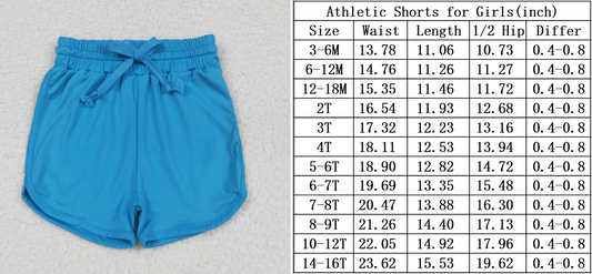 Sibling Baby Girls Colorful Belt Yoga Shorts Bottoms 7.31