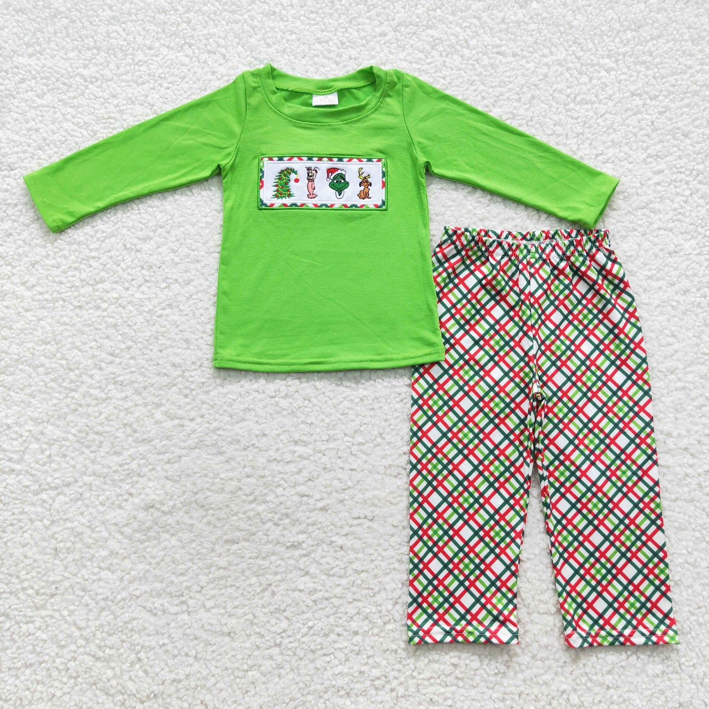 BLP0176 Baby Boys Christmas Frog Pants Clothes Set