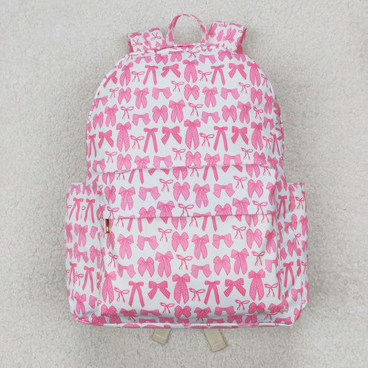 BA0285 Baby Girls Pink Bows Backpacks Bag