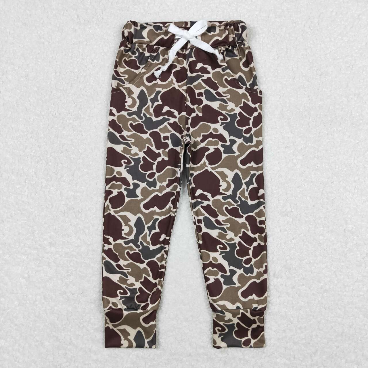 P0433 Camouflage brown-green beige pants