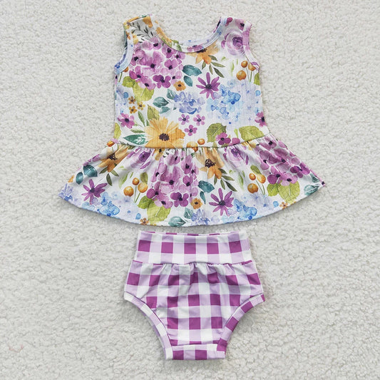 Sibling Baby Girls Summer Top Bummies Outfits Sets 4.15