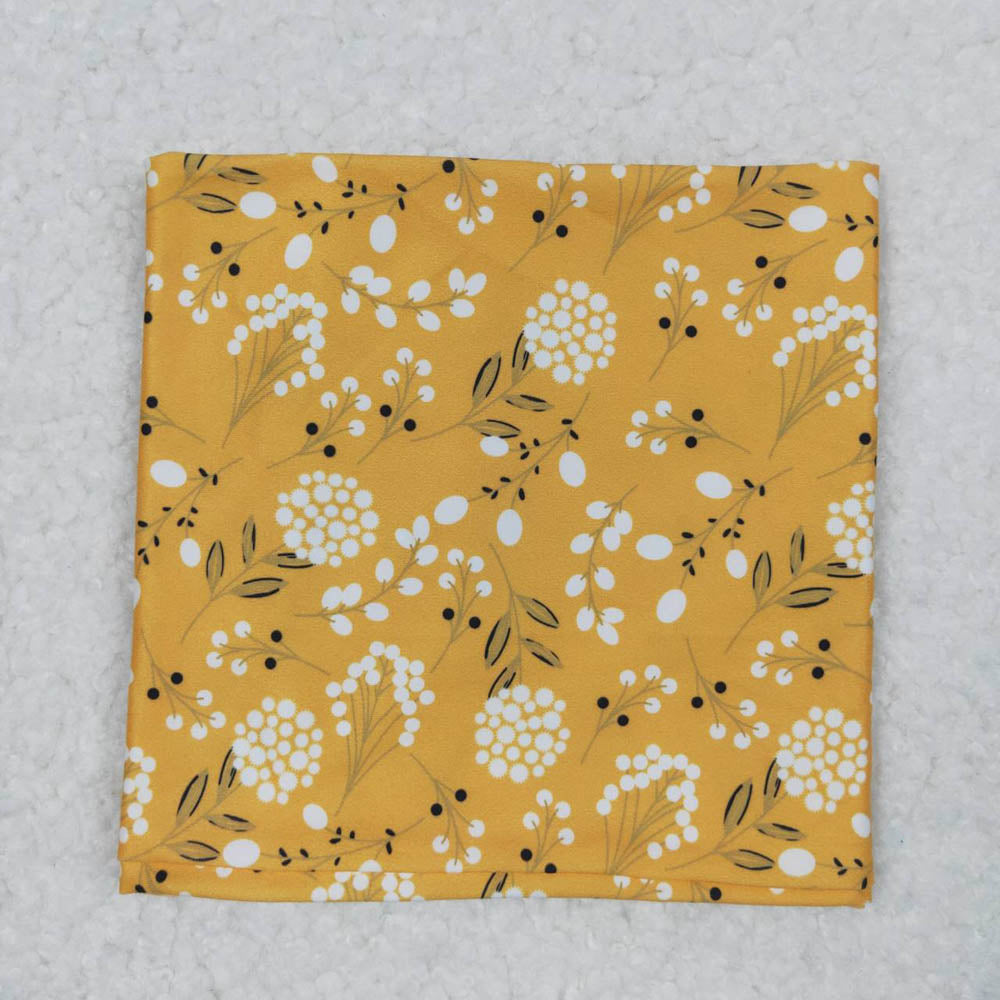 GLP0720 Embroidery Turkey Blue Long Sleeve Flower Yellow Pants Suit