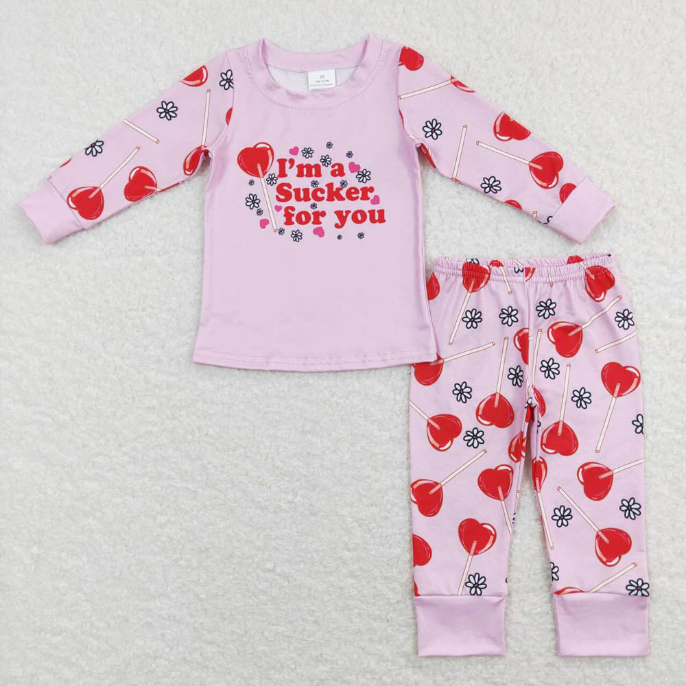 GLP1089I'm a sucker for you Lollipop pink set