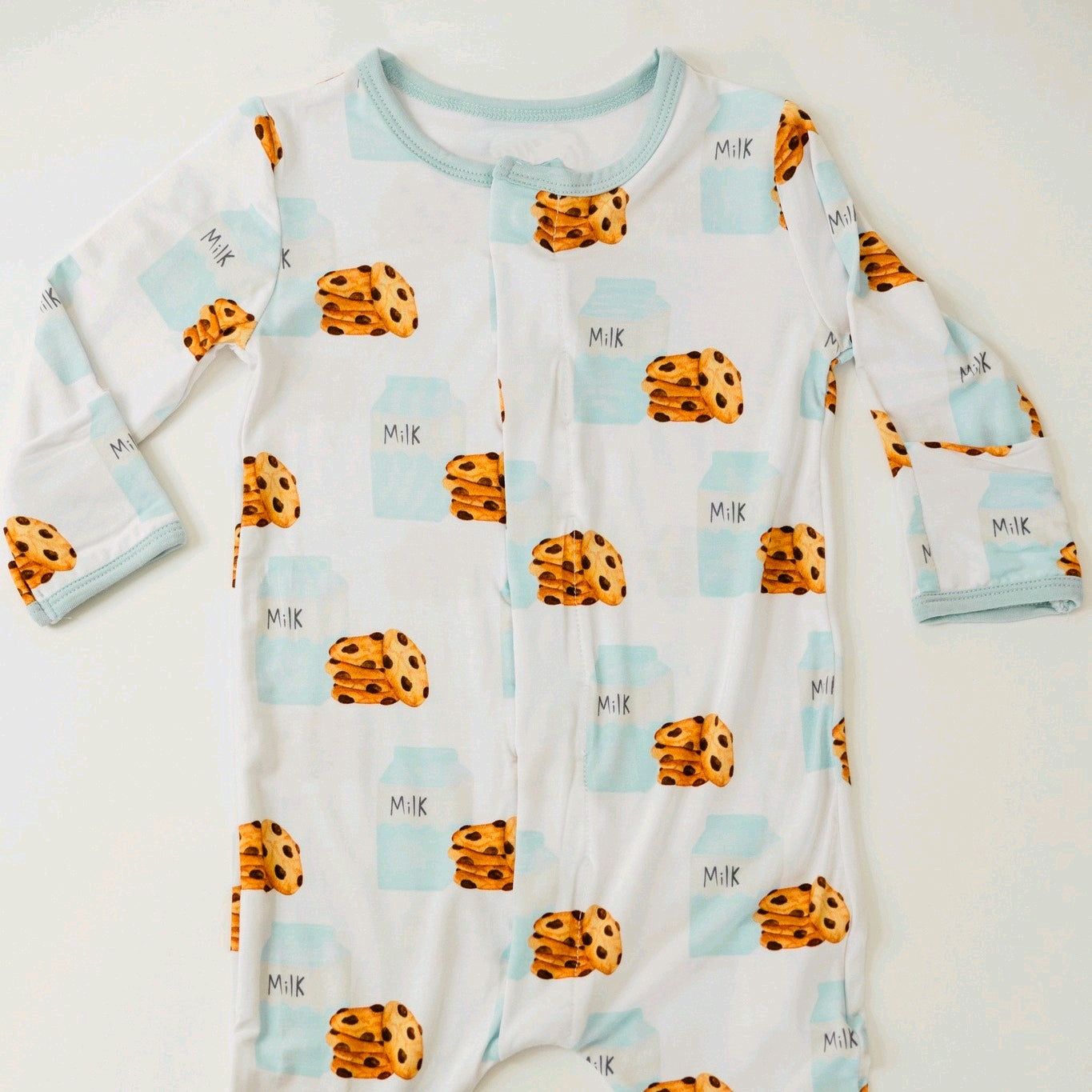 LR1898 Baby Infant Boys Milk Cookie Buttons Rompers preorder