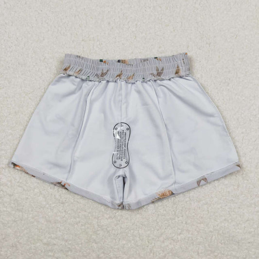 S0268 Duck gray brown swim trunks