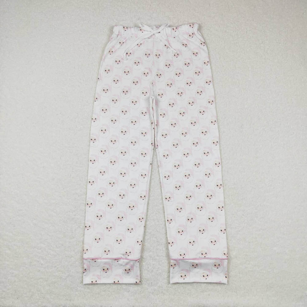 P0269 Adult Santa Claus pink and white trousers