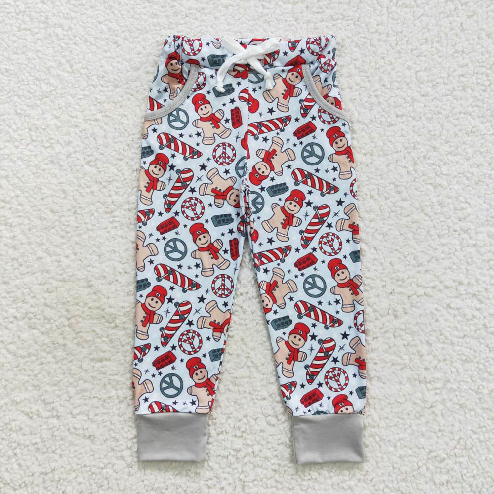 P0289 Gingerbread Man Star Skateboard Pants