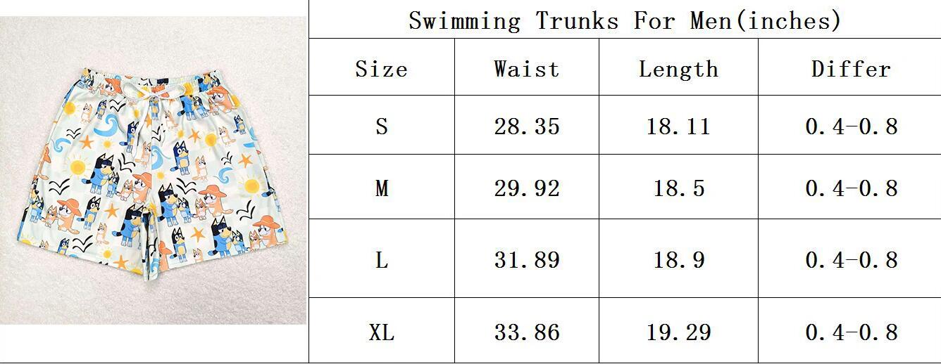 Adult&Kids Dogs Family Starfish Trunks Swimsuits