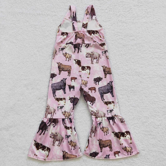 SR0372 Vest Jumpsuit Bull Pink