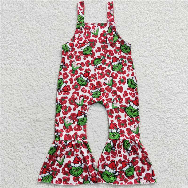 SR0389 Christmas Love Jumpsuit white