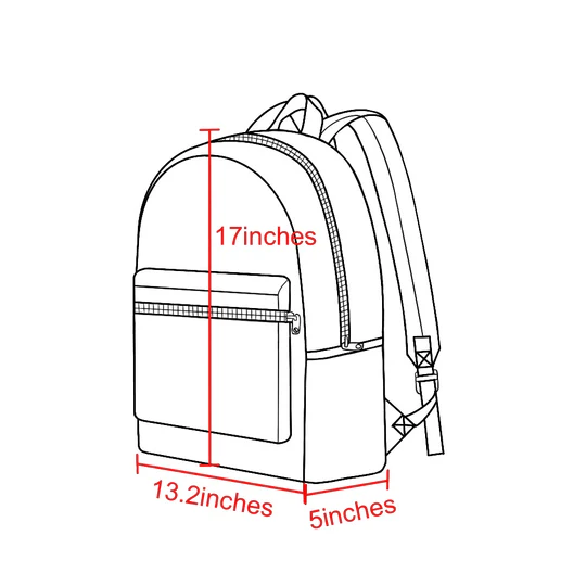 BA0236 Camouflage brown backpack