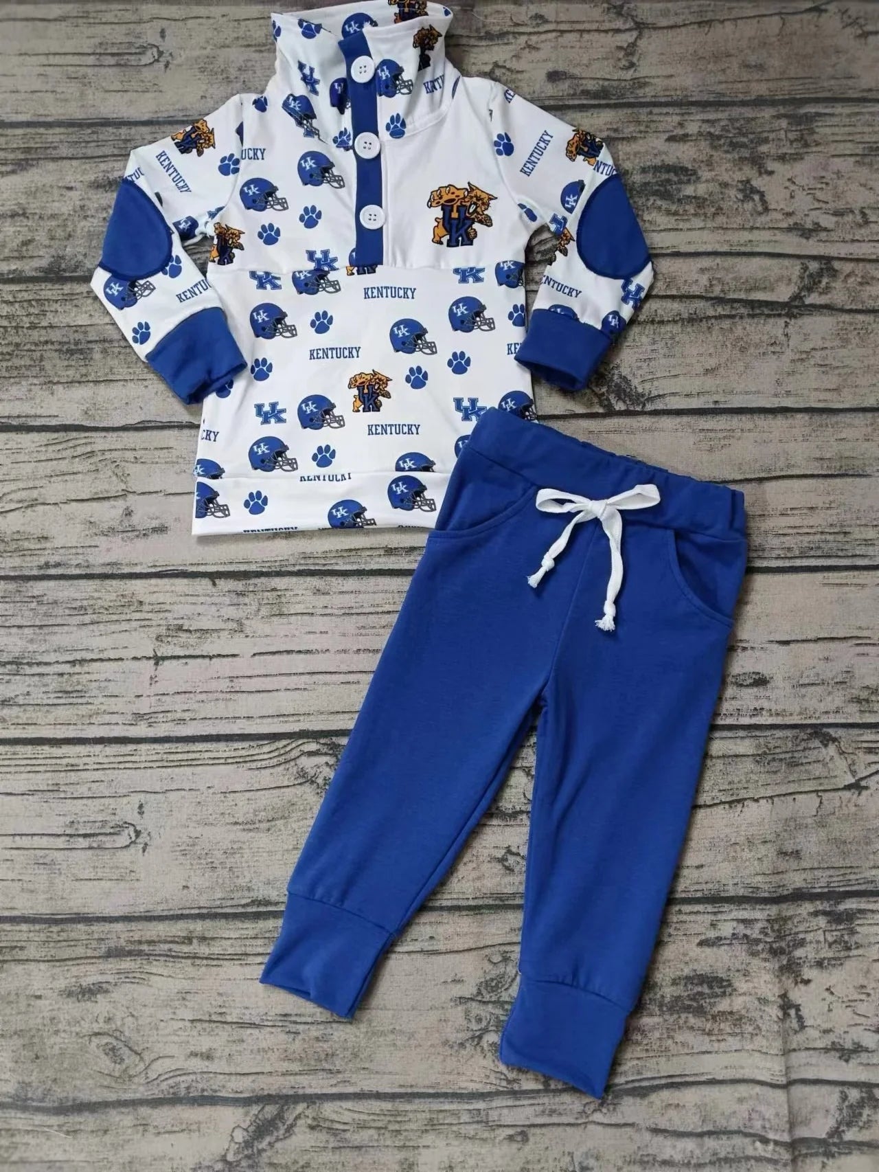 Baby Boys Team UK Tigher Pullover Top Pants Clothing Sets preorder(moq 3)