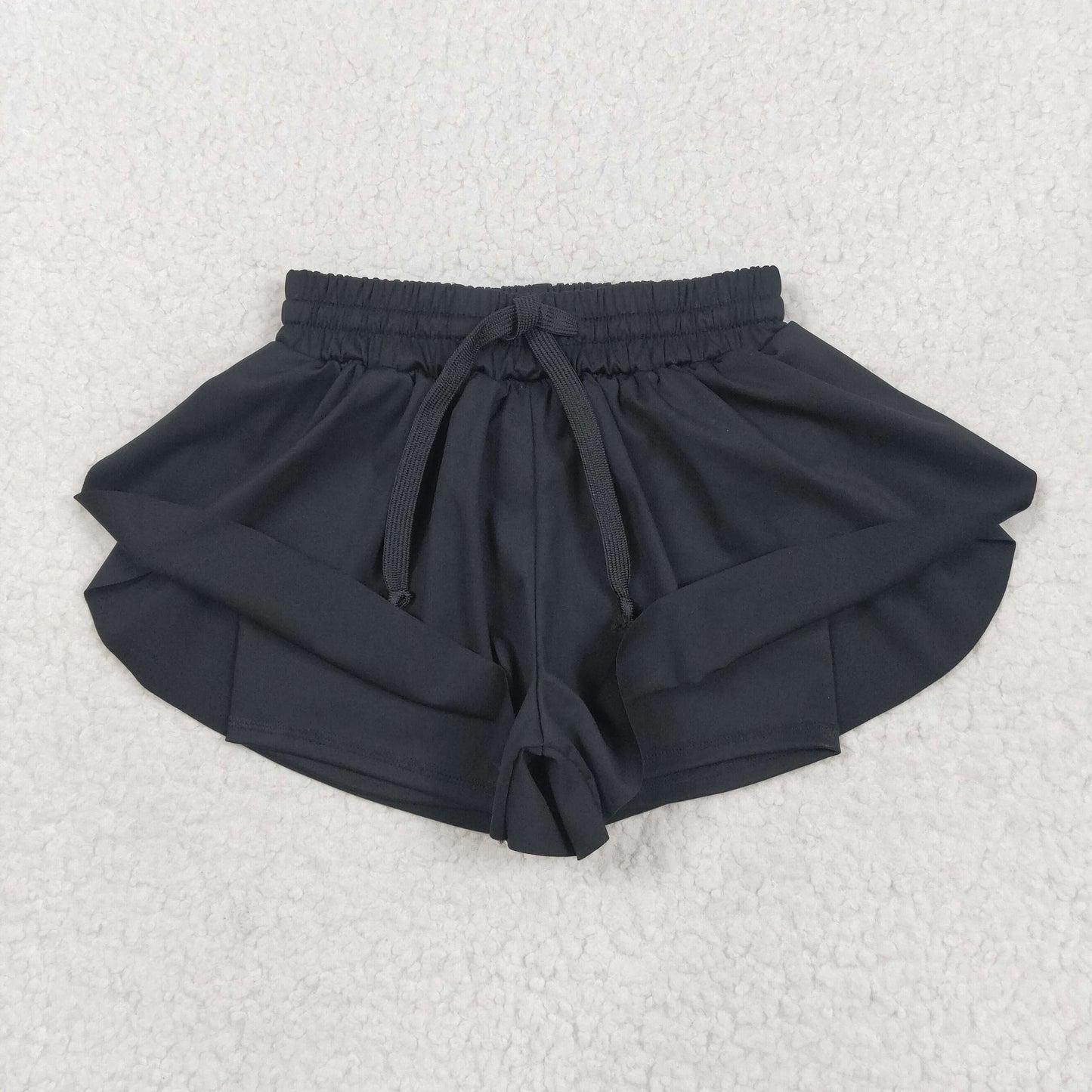 SS0551 Baby Girls Black Skort Shorts Bottoms 5.19
