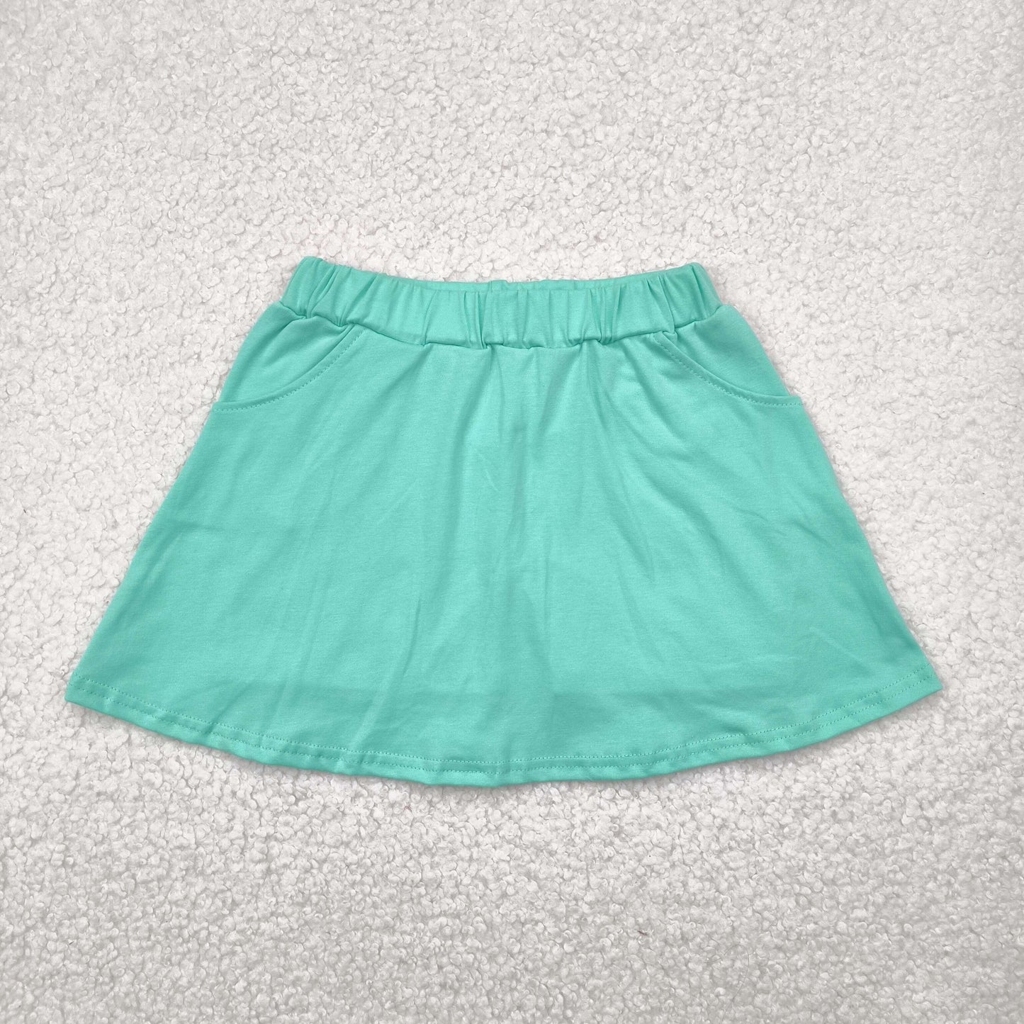 GLK0069 Baby Girls Green Pocket Yoga Active Wear Skort 4.29