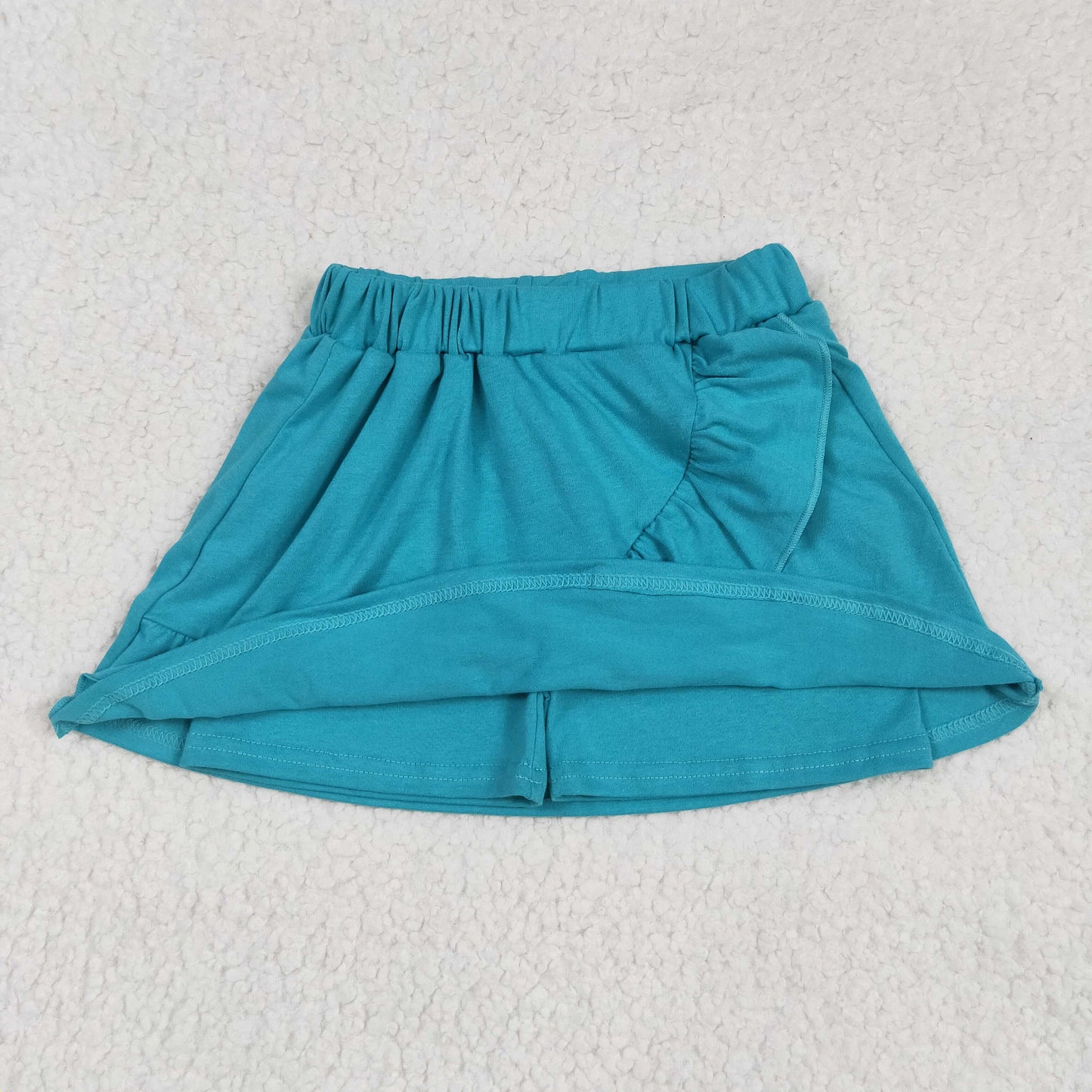 GLK0060 Baby Girls Turquoise Ruffles Skort Skirts 5.15
