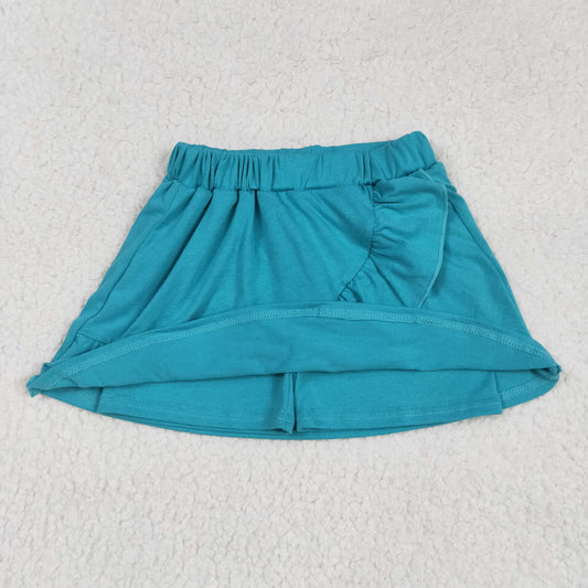 GLK0060 Baby Girls Turquoise Ruffles Skort Skirts 5.15