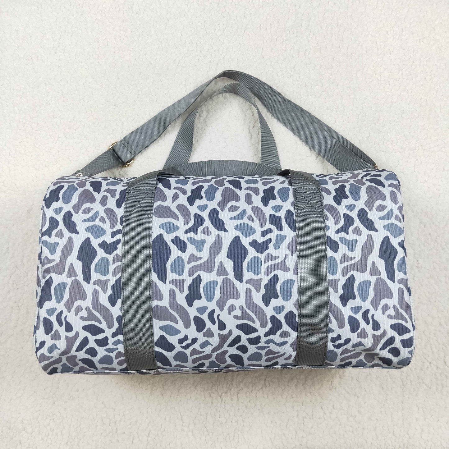 BA0262 Tote Bag Camouflage Gray Gym Bag Handbag