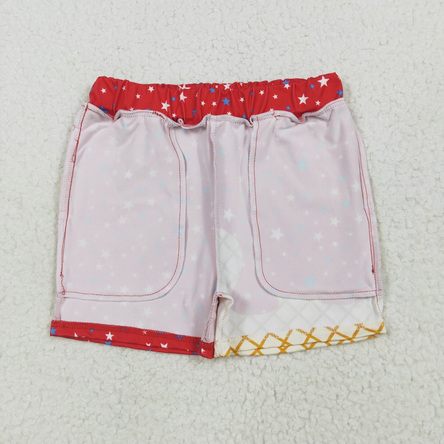 Sibling 3 Colors Baby Boys Drip Stars Pockets Team Shorts Bottoms 6.16