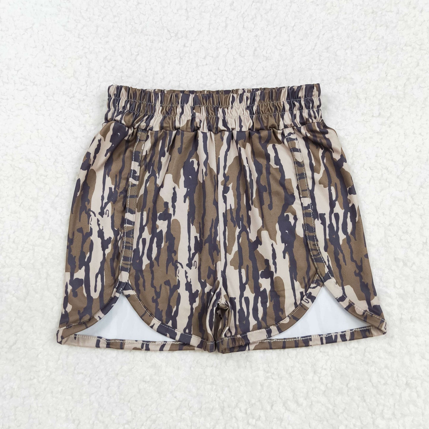 SS0360 Army green camouflage shorts