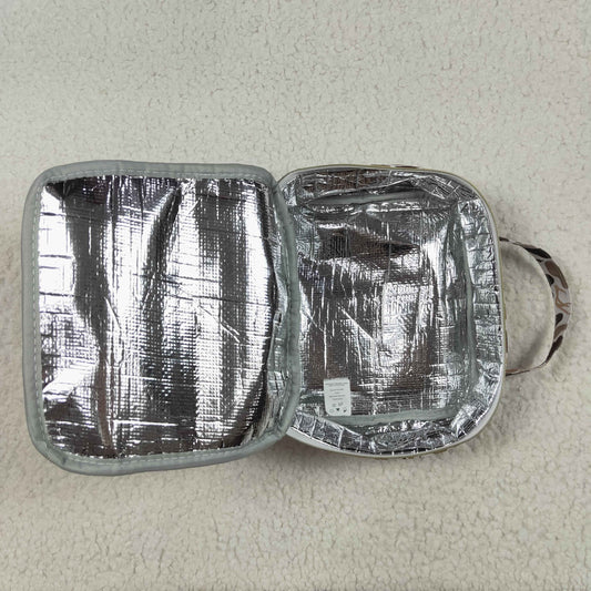 BA0305 Green Deer Western Camo Print Zipper Lunch Bags 7.7