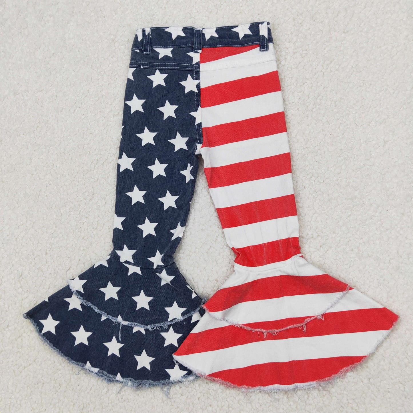 C3-14 Baby girls boutique 4th of July denim pants Jeans