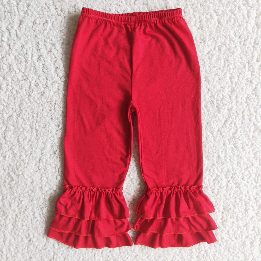A14-23 Red Ruffle Pants