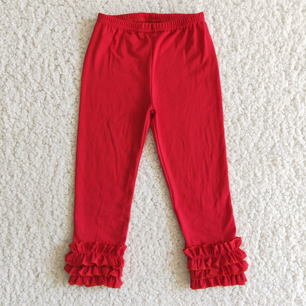 E2-27 Red Ruffle Pants