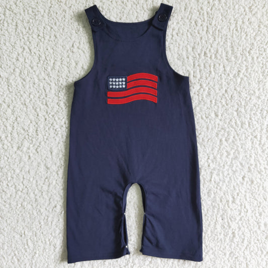 C3-4 / C7-1 4th Of July Embroidered Romper
