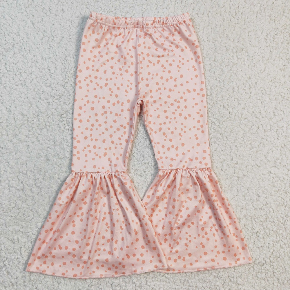 P0055 Girl Light Orange Bell Pants
