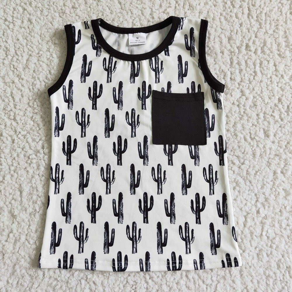 BT0006 Boys Cactus Sleeveless Shirts